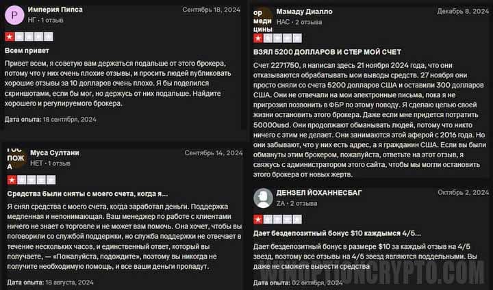 отзывы клиентов о AZAForex