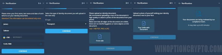 VideForex verification process
