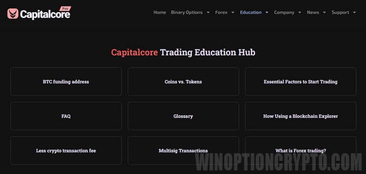 обучающие программы в сapitalcore