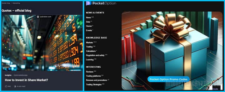 educational blog at Quotex and Pocket Option