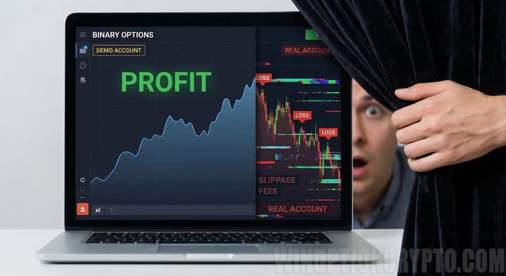 что не показывают на демо-счете