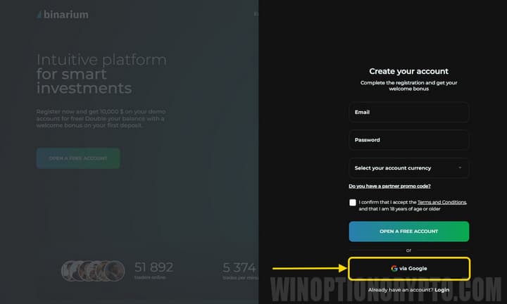 registro a través de redes sociales