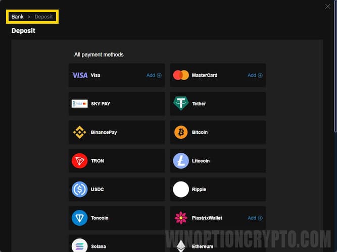 withdrawal currencies