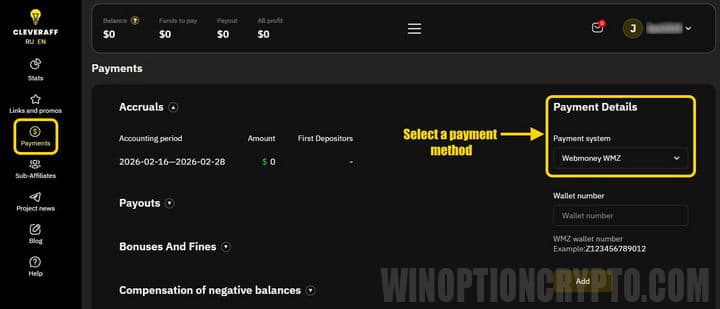 choosing a payment system for withdrawing money