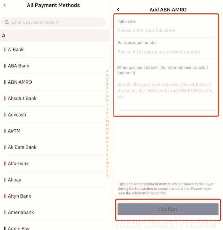 способы оплаты