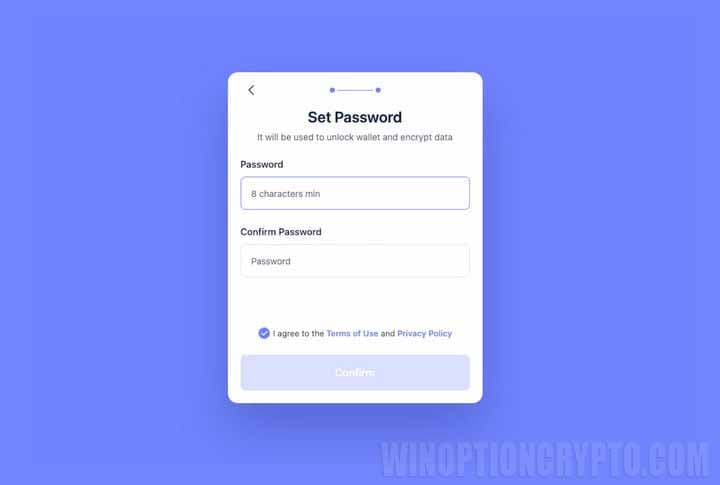 пароль в Rabby Wallet