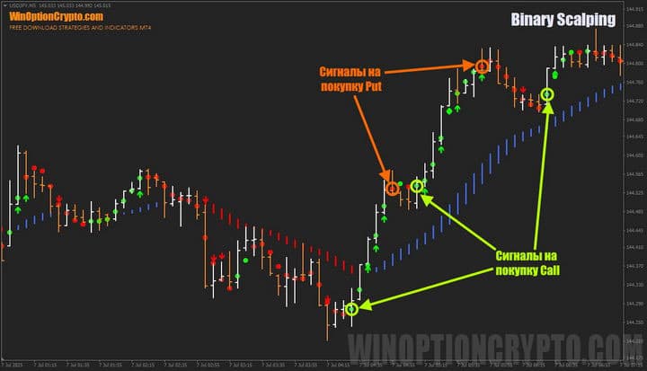 сигналы в Binary Scalping